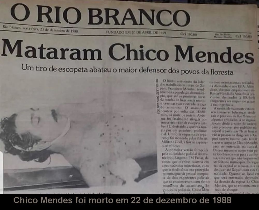 Legado de Chico Mendes ainda divide o Acre