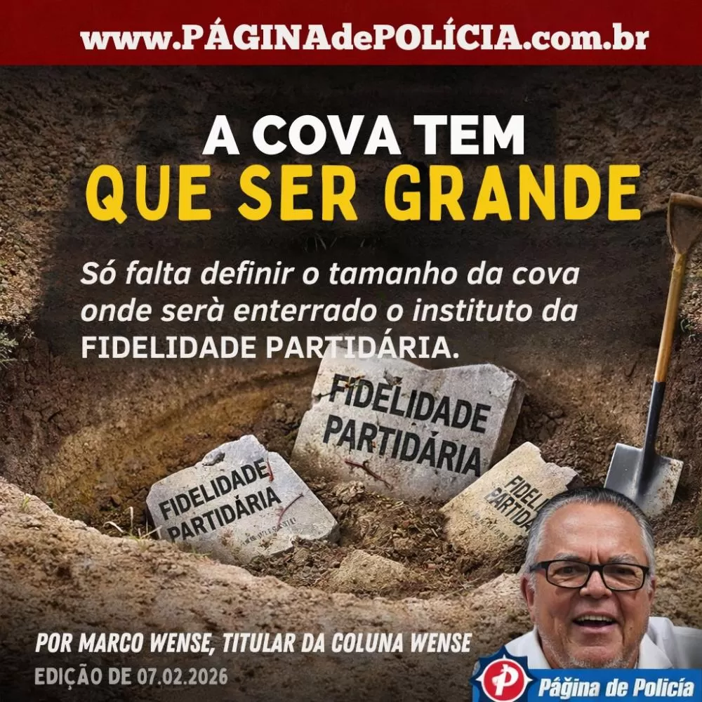 A cova tem que ser grande.