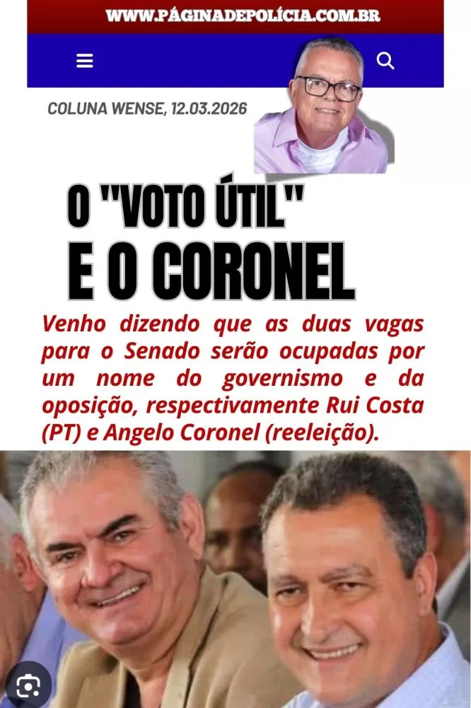 O “VOTO ÚTIL” E O CORONEL