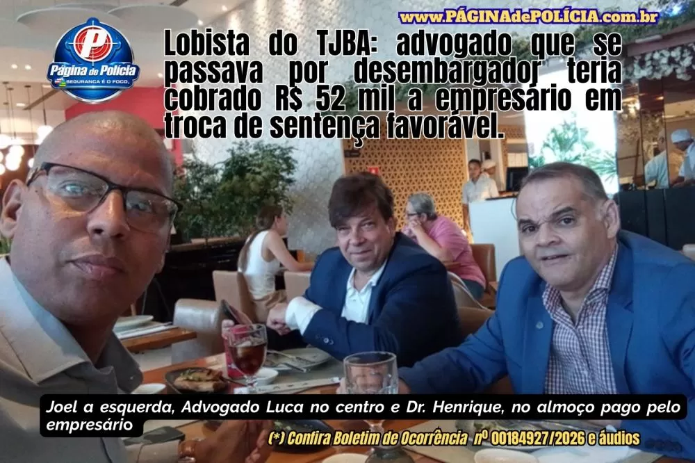 Lobista do TJBA: