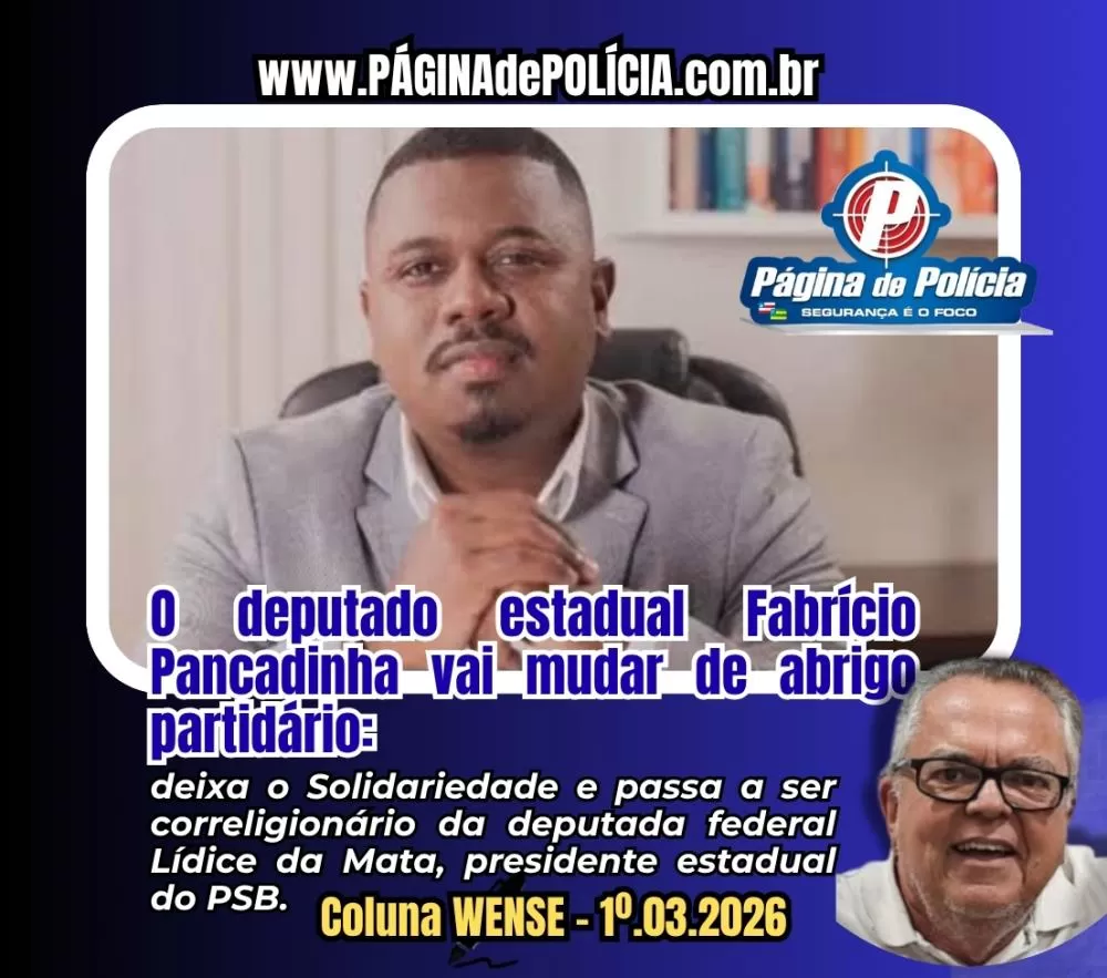 O deputado estadual Fabrício Pancadinha vai mudar de abrigo partidário: