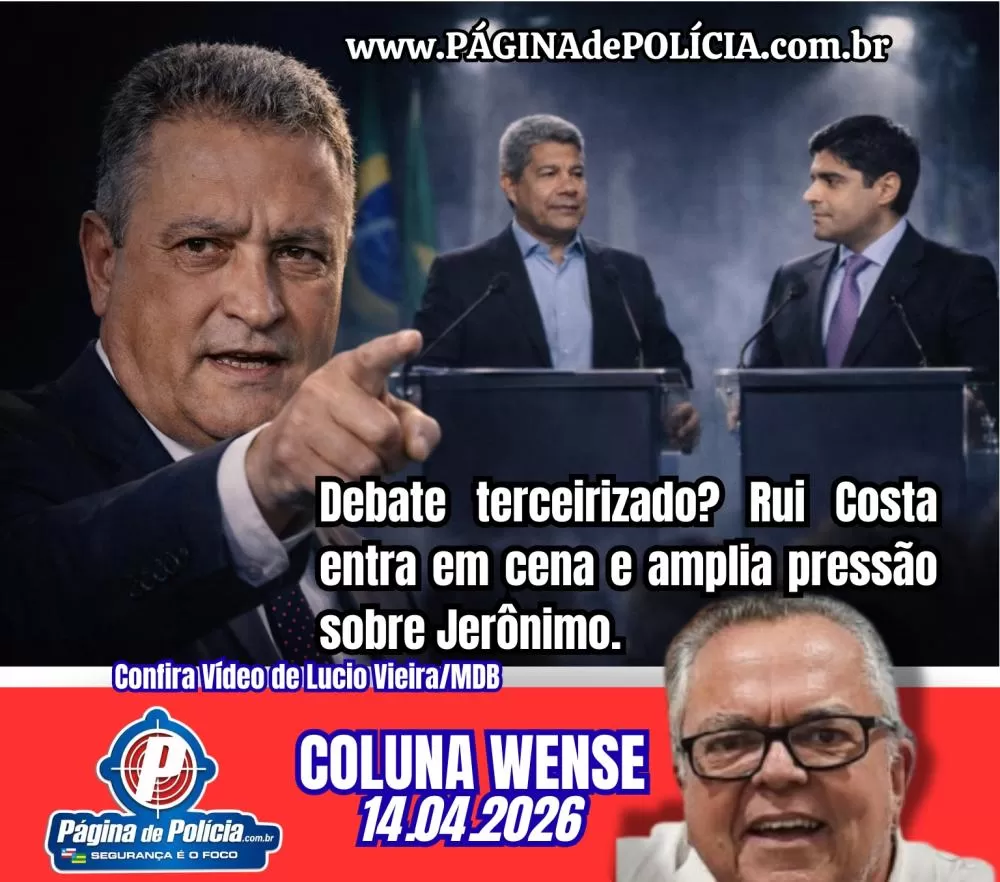 Debate terceirizado? Rui Costa entra em cena e amplia pressão sobre Jerônimo