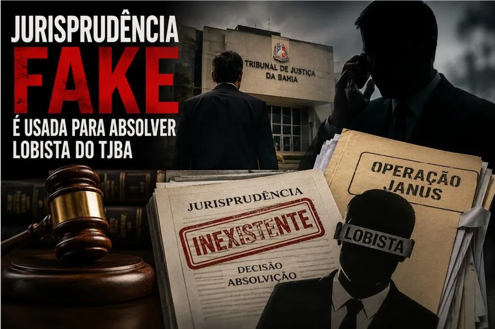 Jurisprudência FAKE é usada para absolver lobista do TJBA