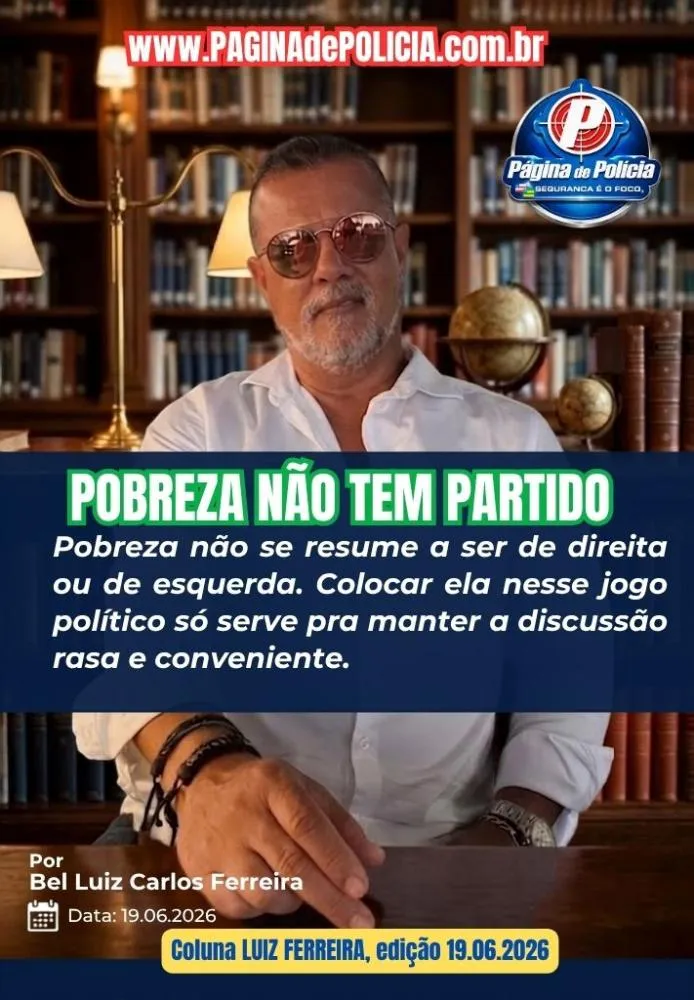 POBREZA NÃO TEM PARTIDO