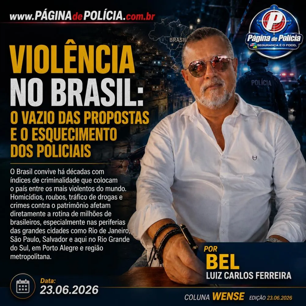 VIOLÊNCIA NO BRASIL: o vazio das propostas e o esquecimento dos policiais