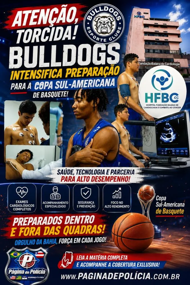 Bulldogs intensifica preparação para a Copa Sul-Americana com exames cardiovasculares em parceria com a Fundação Baiana de Cardiologia e Combate ao Câncer
