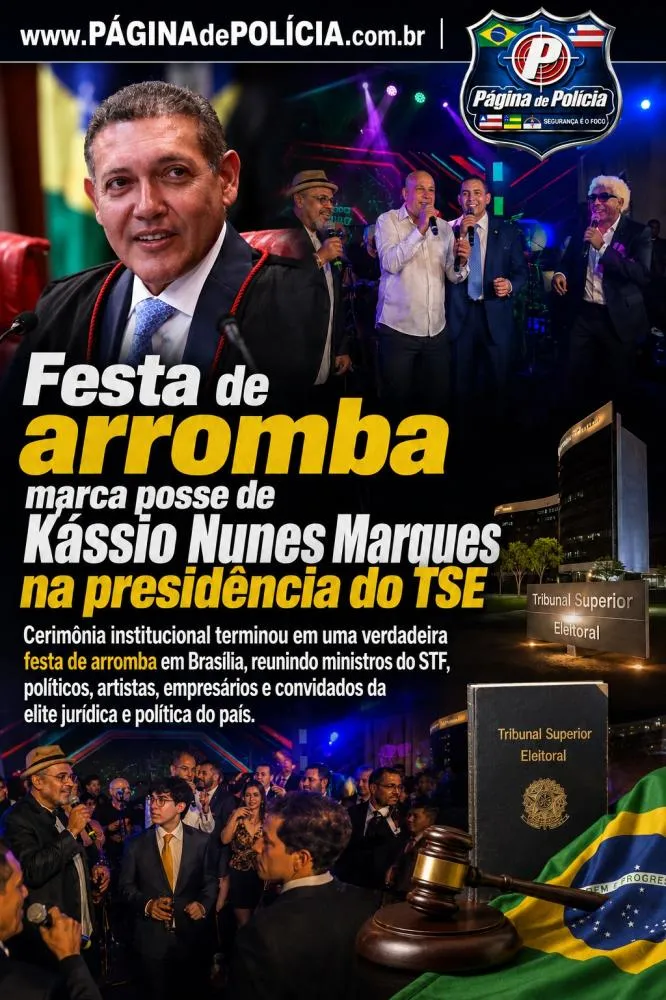 Festa de arromba marca posse de Kassio Nunes Marques na presidência do TSE