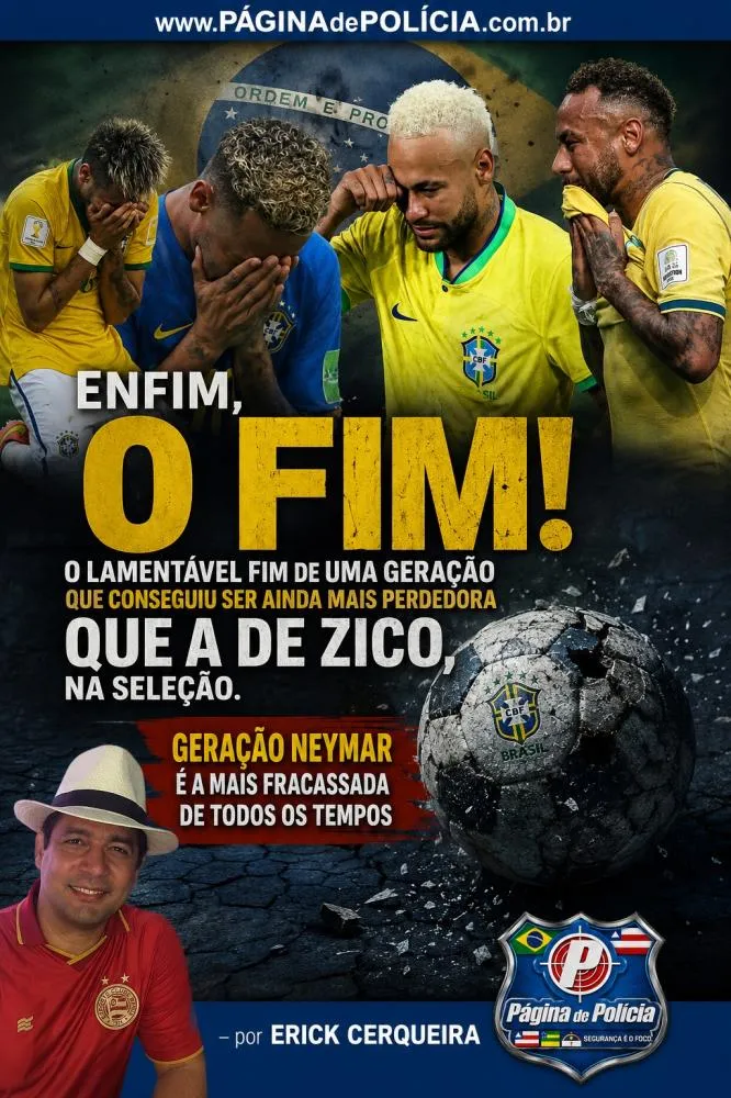 Geração Neymar é a mais fracassada de todos os tempos – por Erick Cerqueira