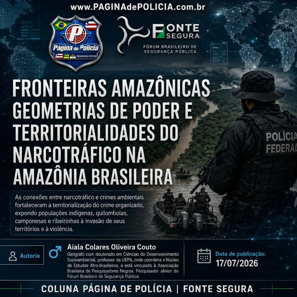 GEOMETRIAS DE PODER E TERRITORIALIDADES DO NARCOTRÁFICO NA AMAZÔNIA BRASILEIRA