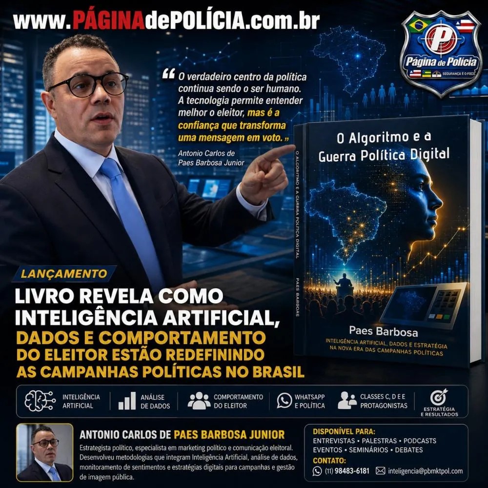 Especialista lança livro sobre Inteligência Artificial e a nova era das campanhas eleitorais