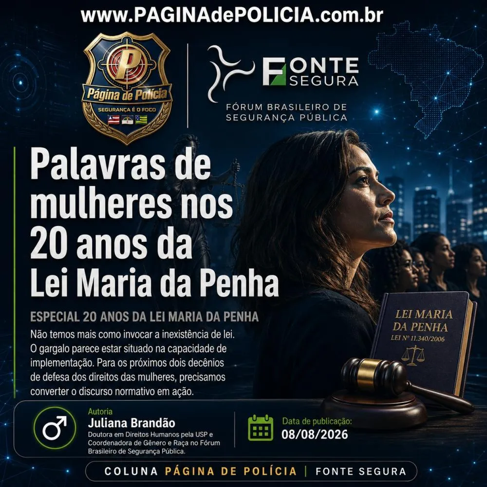 Palavras de mulheres nos 20 anos da Lei Maria da Penha