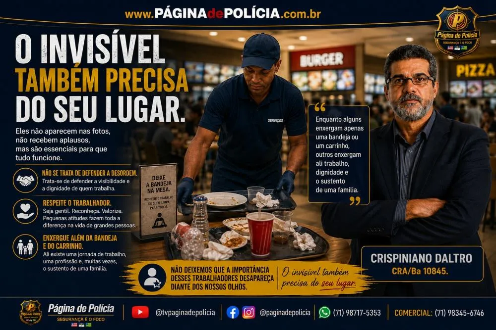 O INVISÍVEL TAMBÉM PRECISA DO SEU LUGAR