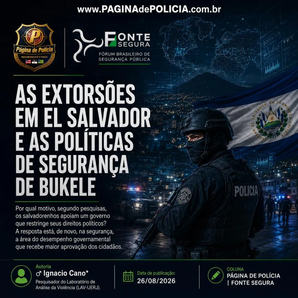 AS EXTORSÕES EM EL SALVADOR E AS POLÍTICAS DE SEGURANÇA DE BUKELE