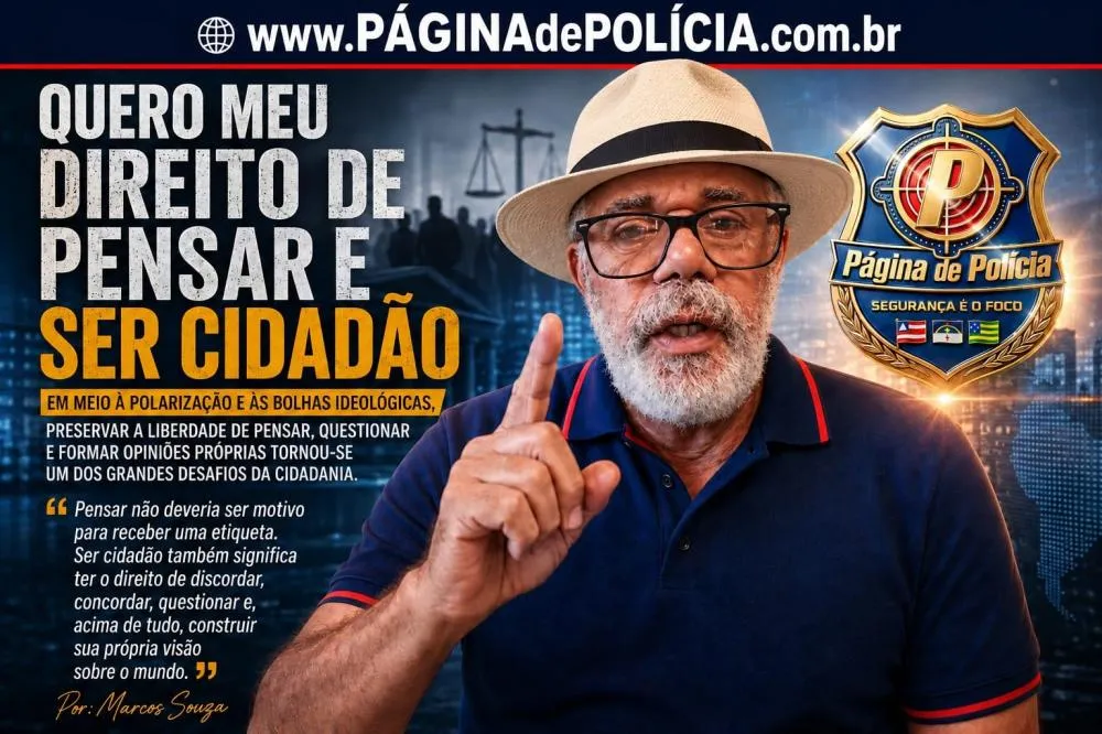QUERO MEU DIREITO DE PENSAR E SER CIDADÃO