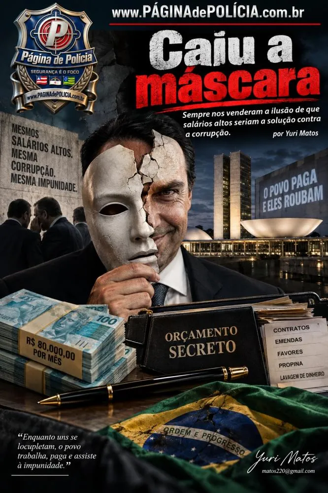 Caiu a máscara