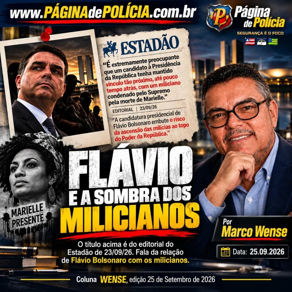 FLÁVIO E A SOMBRA DOS MILICIANOS