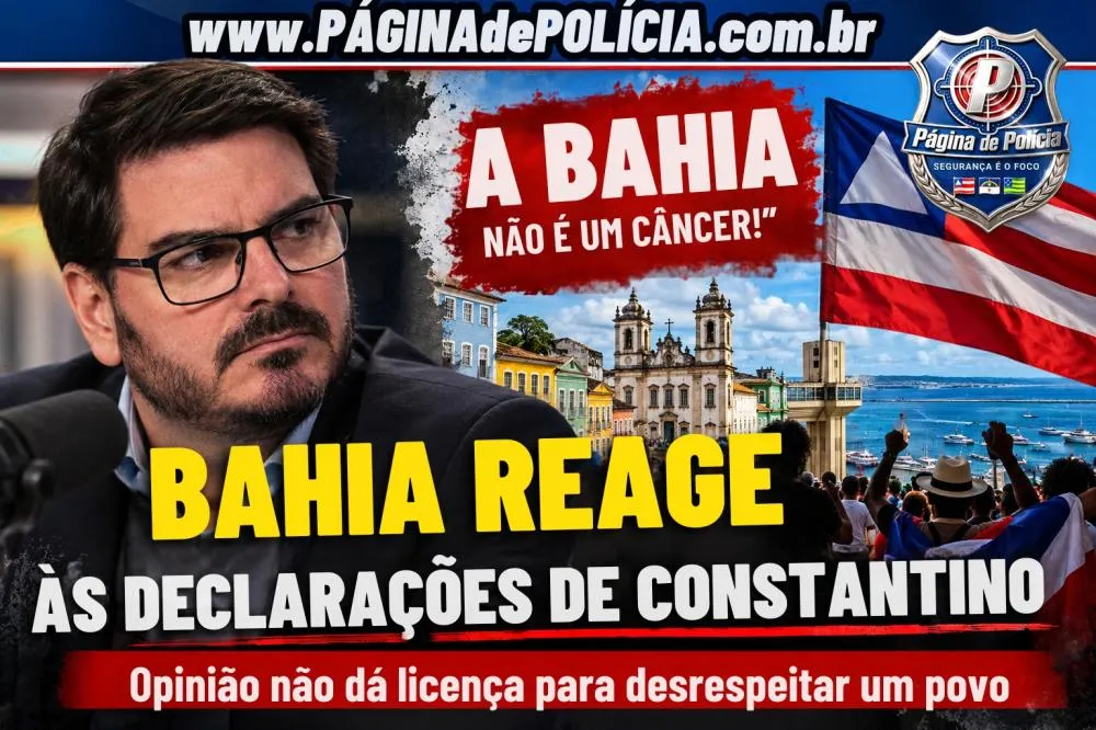 RODRIGO CONSTANTINO E A BAHIA: QUANDO A OPINIÃO VIRA DESPREZO