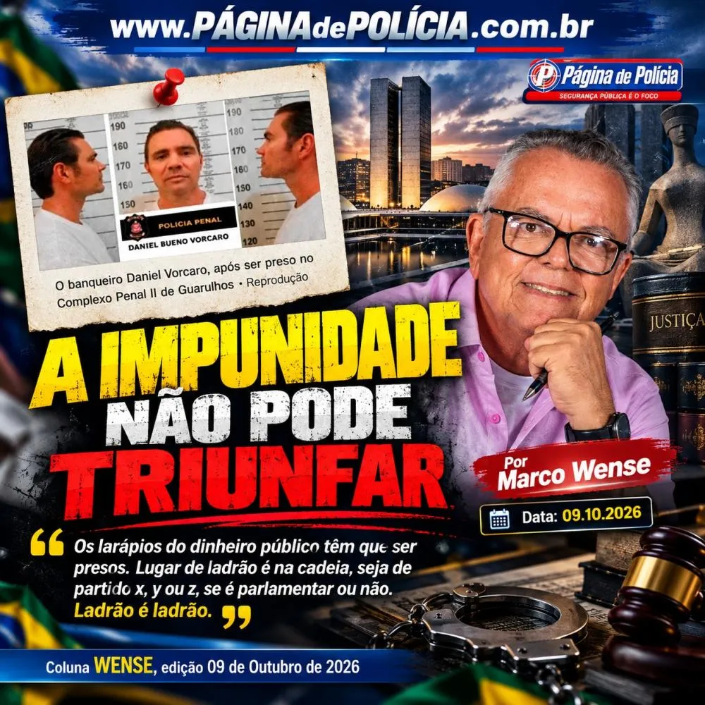 A IMPUNIDADE NÃO PODE TRIUNFAR