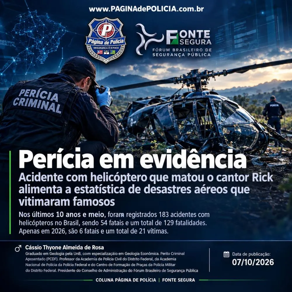 Acidente com helicóptero que matou o cantor Rick alimenta a estatística de desastres aéreos que vitimaram famosos