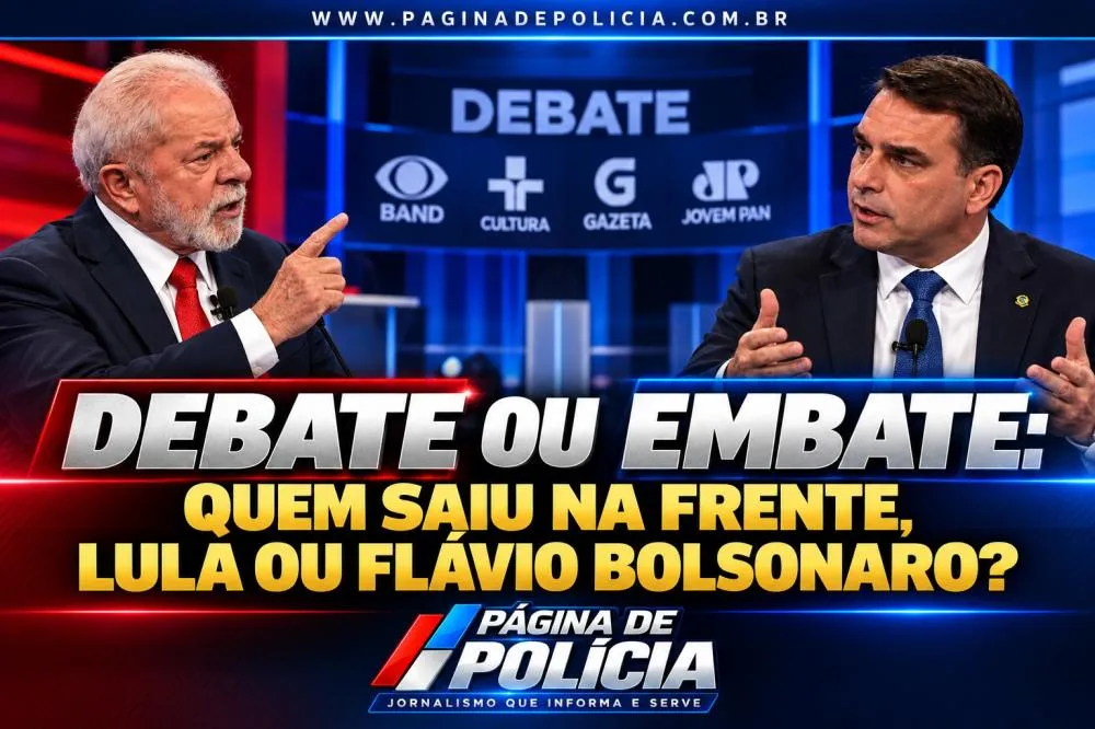 DEBATE OU EMBATE? QUEM SAIU NA FRENTE, LULA OU FLÁVIO BOLSONARO?