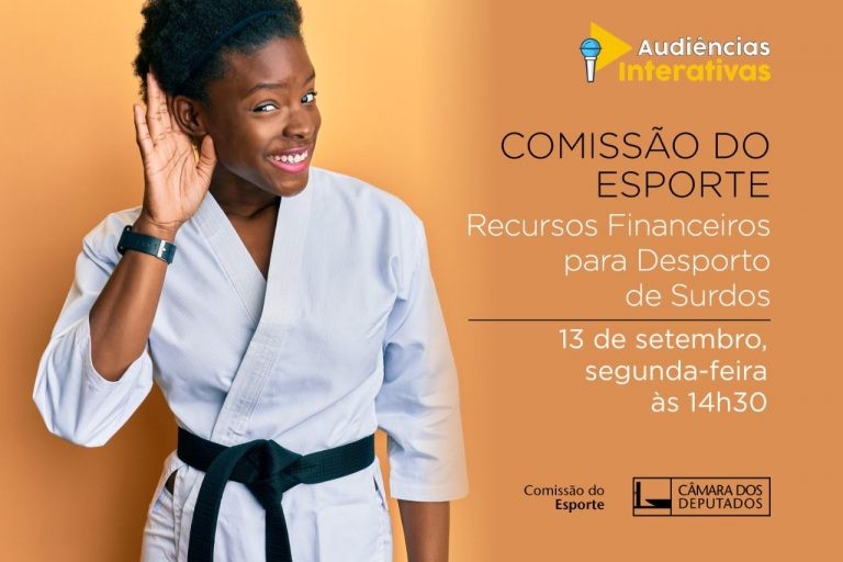 Audiência vai debater recursos de loterias para o desporto de surdos - (Foto: Comissão do Esporte)