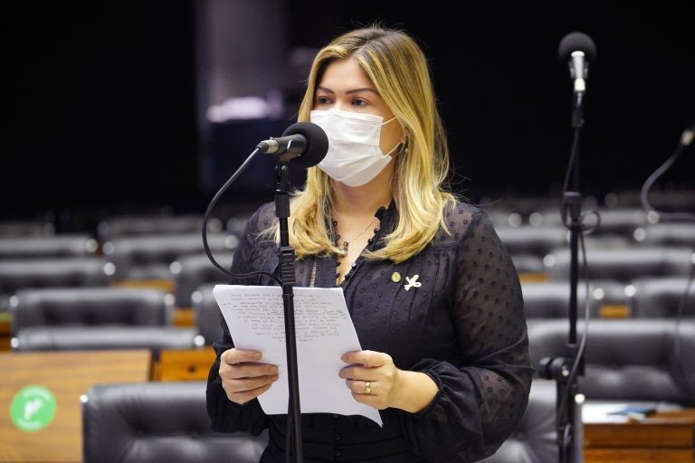 Aline Gurgel: projeto torna alimentos mais acessíveis - (Foto: Pablo Valadares/Câmara dos Deputados)