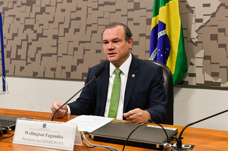 Wellington Fagundes foi eleito presidente do colegiado - Roque de Sá/Agência Senado