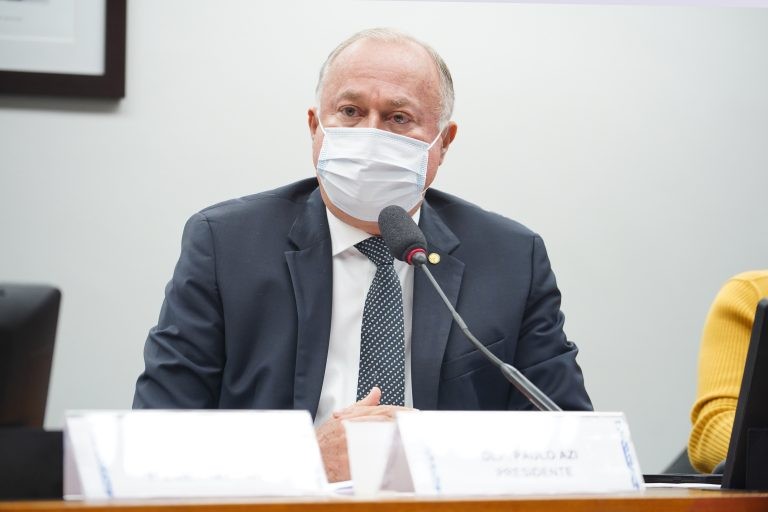 Paulo Azi defende a simplificação e redução da carga tributária - (Foto: Pablo Valadares/Câmara dos Deputados)