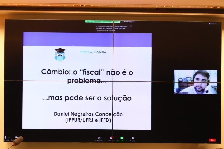 Daniel Conceição participou do debate “Câmbio e Macroeconomia para o Desenvolvimento” - (Foto: Gustavo Sales/Câmara dos Deputados)