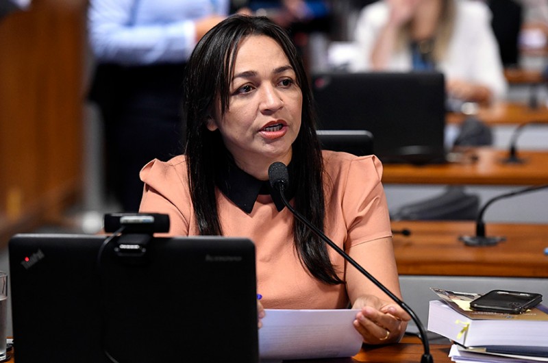 Eliziane Gama é autora do requerimento, também apoiado pelo presidente da CMA, Jaques Wagner, e pelos senadores Fabiano Contarato e Jayme Campos - Roque de Sá/Agência Senado