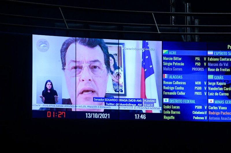 A votação do projeto foi adiada para que o relator, senador Eduardo Braga (MDB-AM), aprimore o texto com sugestões apresentadas por outros senadores