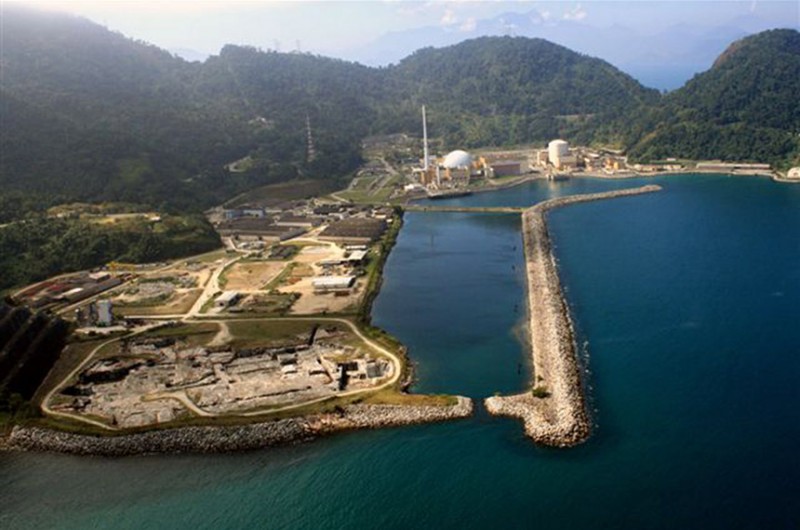 Canteiro de obras da Usina de Angra 3, em Angra dos Reis (RJ) - Eletronuclear