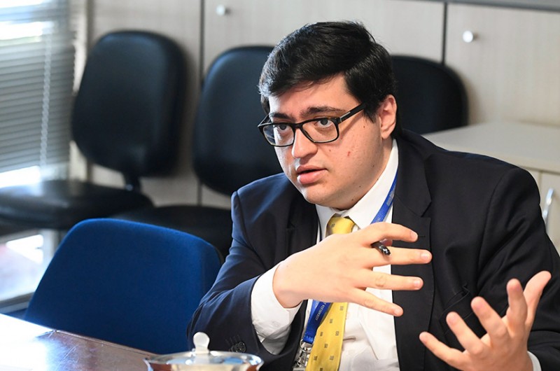 Felipe Salto, diretor-presidente da Instituição Fiscal Independente (IFI), afirma que “a questão fiscal continua a ser o principal desafio de médio prazo” - Marcos Oliveira/Agência Senado