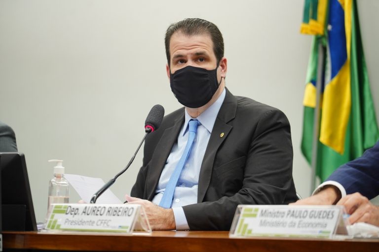 Deputado Aureo Ribeiro pediu a realização do debate - (Foto: Pablo Valadares/Câmara dos Deputados)