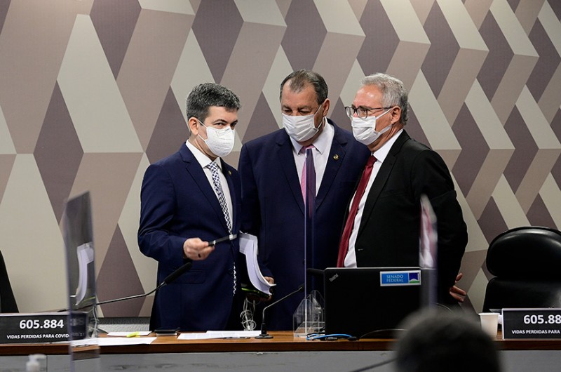 A direção da CPI da Pandemia fez uma avaliação do trabalho da Comissão - Pedro França/Agência Senado
