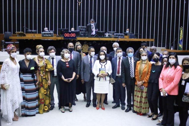Sessão solene marcou a entrega do relatório final da comissão - (Foto: Paulo Sergio/Câmara dos Deputados)