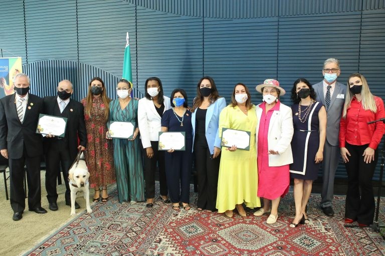 Entrega do prêmio Brasil Mais Inclusão 2021 - (Foto: Antônio Augusto/Câmara dos Deputados)