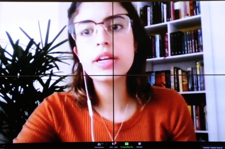 Deputada Tabata Amaral, relatora do projeto de lei - (Foto: Gustavo Sales/Câmara dos Deputados)