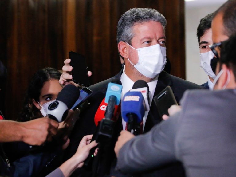 Lira prestou solidariedade às vítimas da chuva - (Foto: Marina Ramos/Câmara dos Deputados)