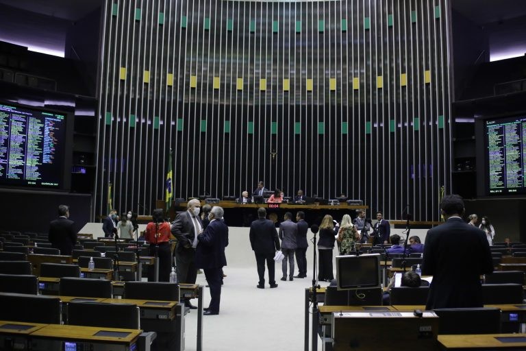Deputados reunidos em sessão no Plenário - (Foto: Paulo Sergio/Câmara dos Deputados)