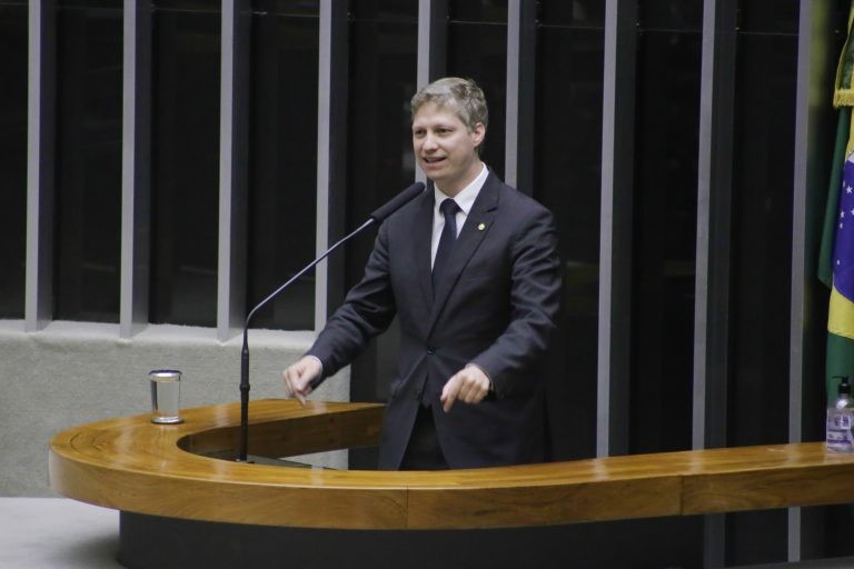 O novo presidente da frente, Marcel van Hattem - (Foto: Paulo Sergio/Câmara dos Deputados)