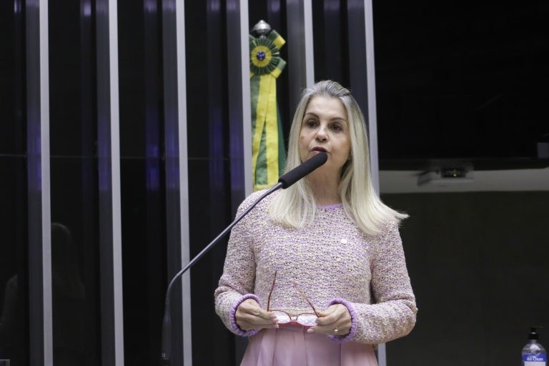 Dra. Soraya Manato apresentou o requerimento de urgência - (Foto: Paulo Sérgio/Câmara dos Deputados)