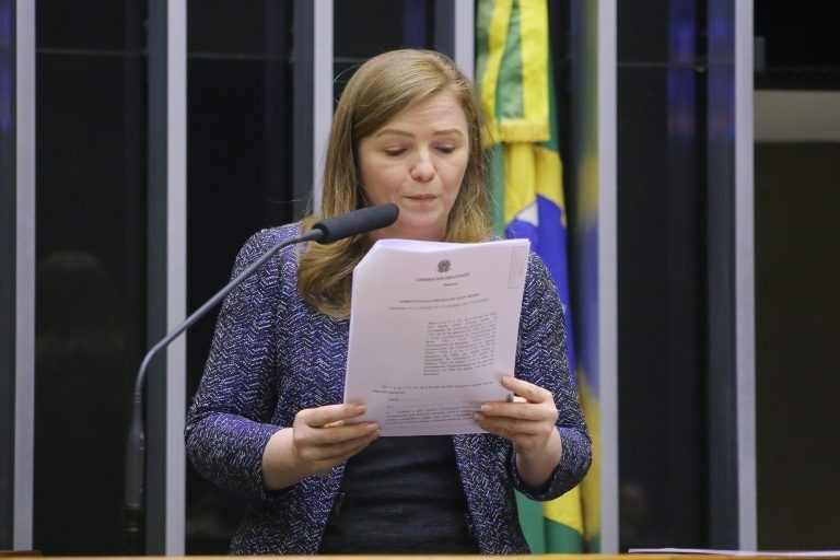 Leandre, relatora do projeto de lei - (Foto: Paulo Sérgio/Câmara dos Deputados)