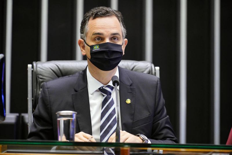 O presidente do Senado, Rodrigo Pacheco: 'Não há razão para sequer cogitar estado de sítio' - (Foto: Pablo Valadares/Câmara dos Deputados - 17.03.2021)