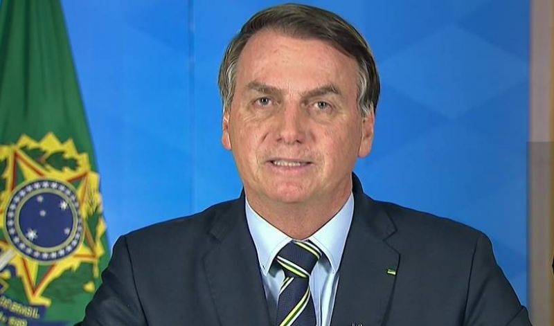 Bolsonaro faz pronunciamento à nação - (Foto: Reprodução)