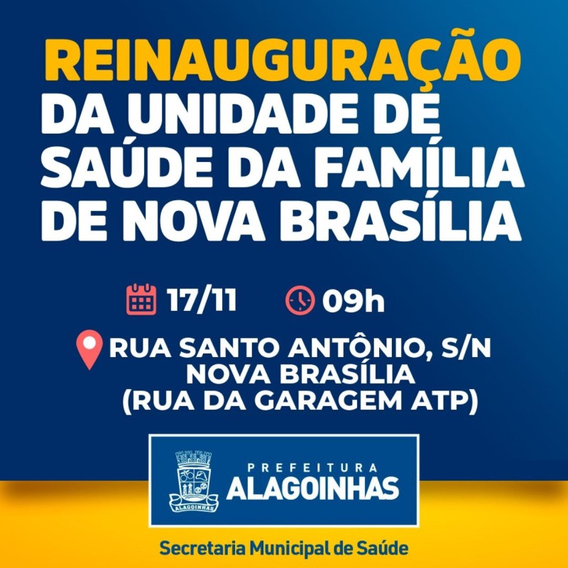 Foto: Reprodução/Prefeitura de Alagoinhas - BA