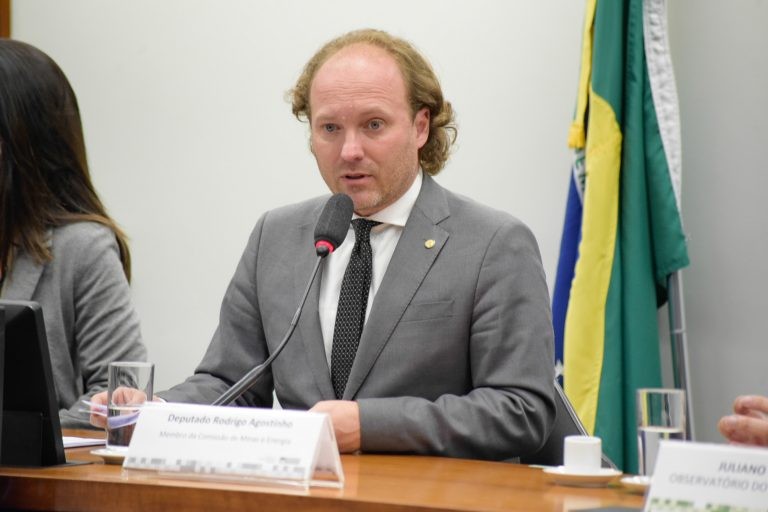 Rodrigo Agostinho apresentou parecer favorável ao projeto - (Foto: Alan Rones/Câmara dos Deputados)