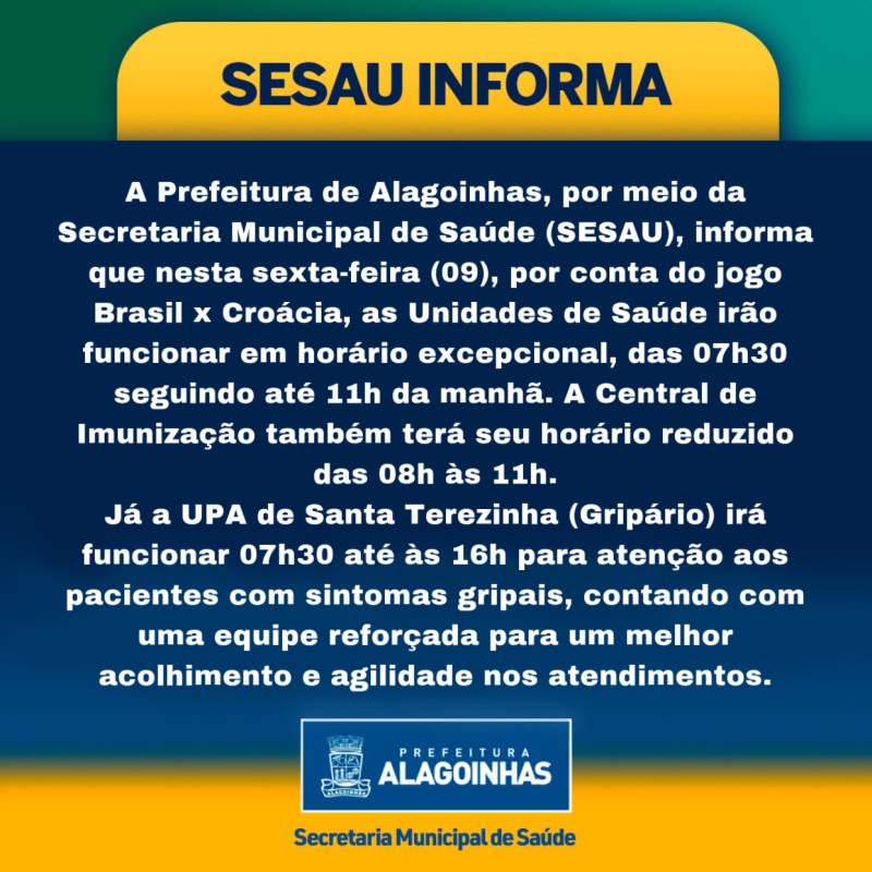 Foto: Reprodução/Prefeitura de Alagoinhas - BA