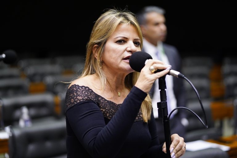 Deputada Flávia Morais recomendou a aprovação da proposta - (Foto: Pablo Valadares/ Câmara dos Deputados)