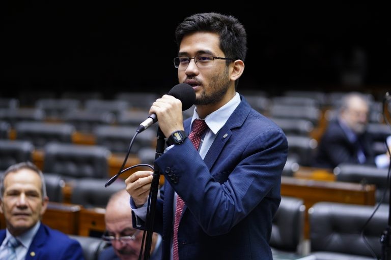 Kim Kataguiri, autor da proposta - (Foto: Pablo Valadares/Câmara dos Deputados)